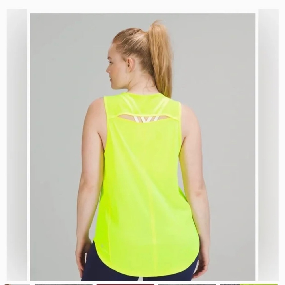 Lululemon green sculpt tank size 8